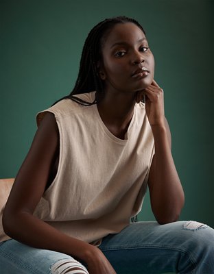 AE77 Premium Muscle Tank Top | American Eagle