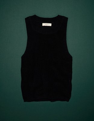 AE77 Premium Linen Sweater Tank Top