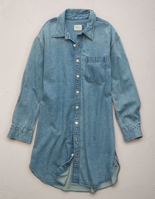 Premium Denim Shirtdress