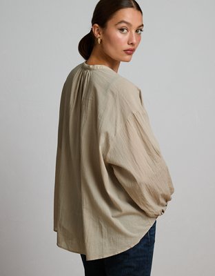 AE77 Premium Blusa de Voile