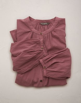AE77 Premium Blusa de Voile