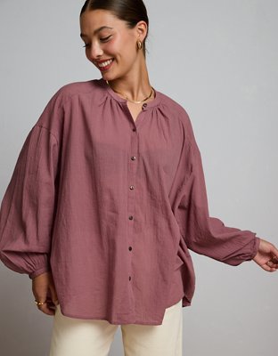 AE77 Premium Blusa de Voile