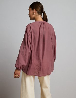 AE77 Premium Blusa de Voile