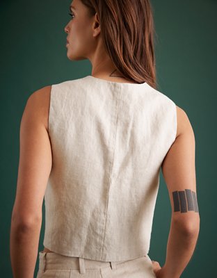 AE77 Premium Linen Vest