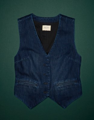 AE77 Premium Denim Vest