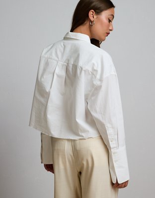 AE77 Premium Camisa Esmoquin Corta y Recta Manga Larga