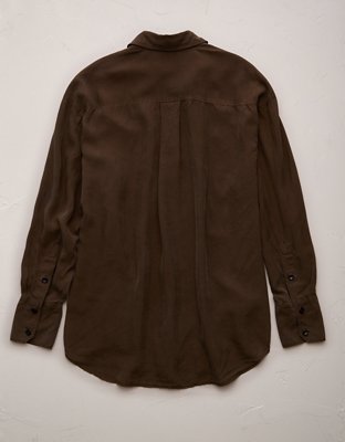 AE77 Premium Silk Button-Up Shirt - image 4