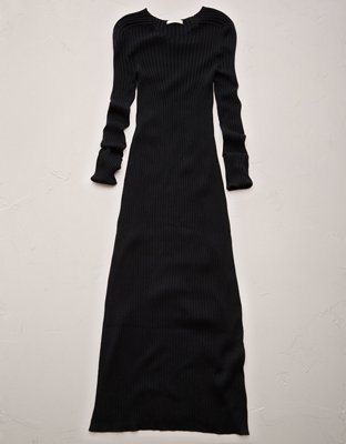 AE77 Premium Cashmere-Blend Maxi Dress