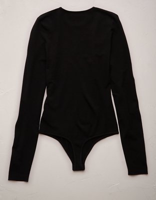 AE77 Premium Seamless Crew Neck Bodysuit