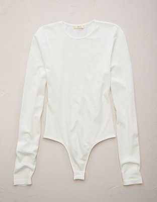 AE77 Premium Seamless Crew Neck Bodysuit
