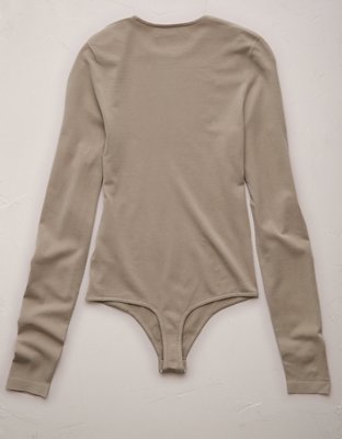 AE77 Premium Seamless Crew Neck Bodysuit