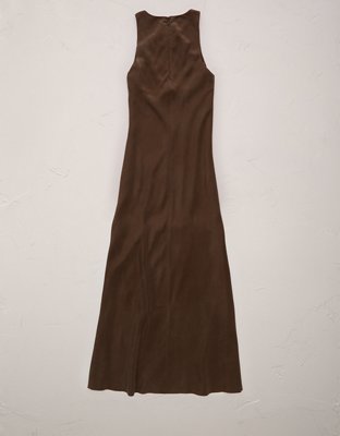 american eagle silk dress AE77 Premium Silk Maxi Dress