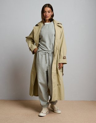 AE77 Premium Trench Coat | American Eagle