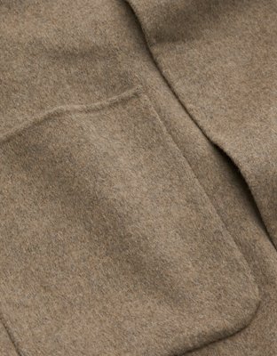 AE77 Premium Wool-Blend Wrap Coat