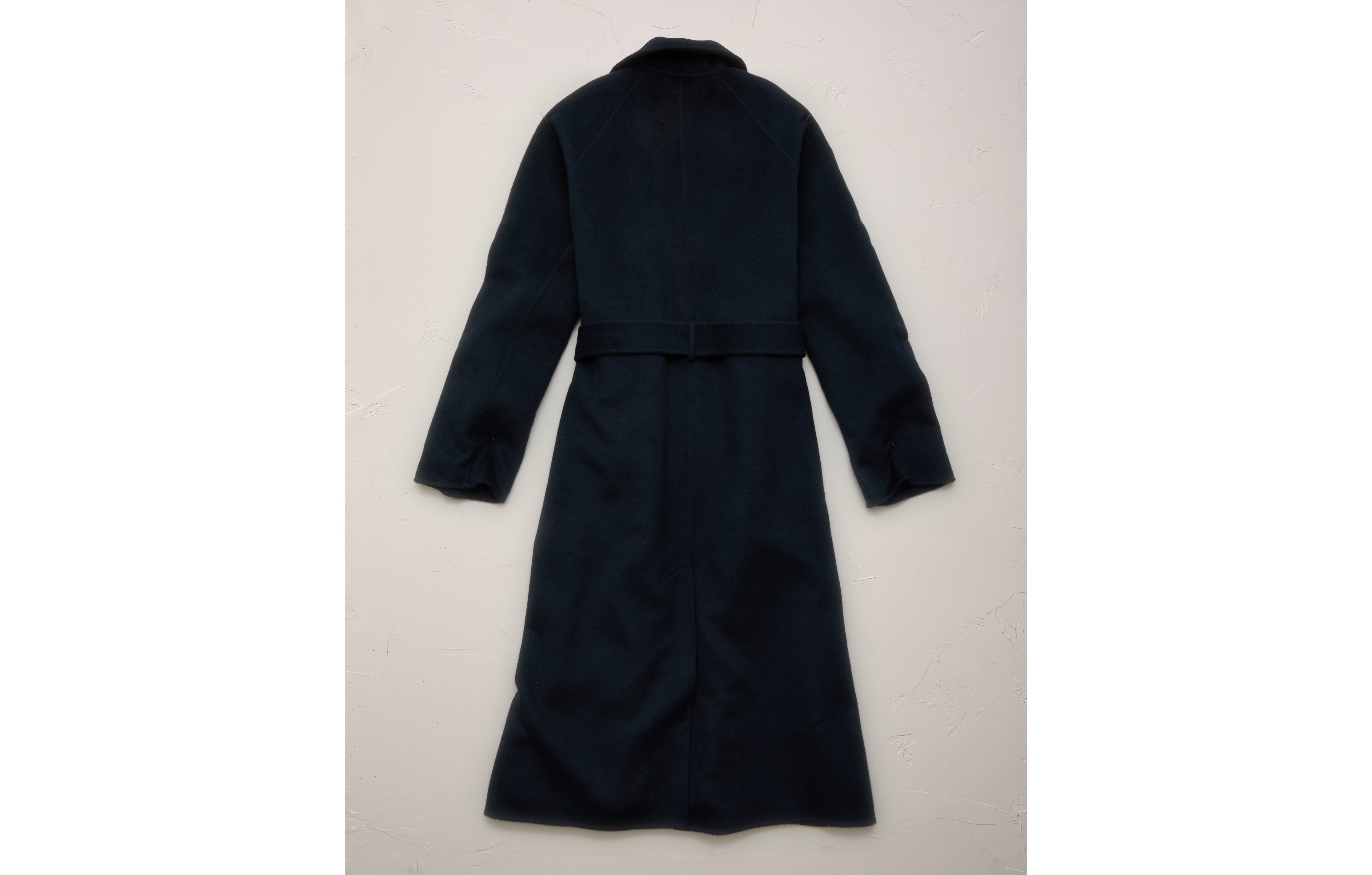 AE77 Premium Wool-Blend Wrap Coat