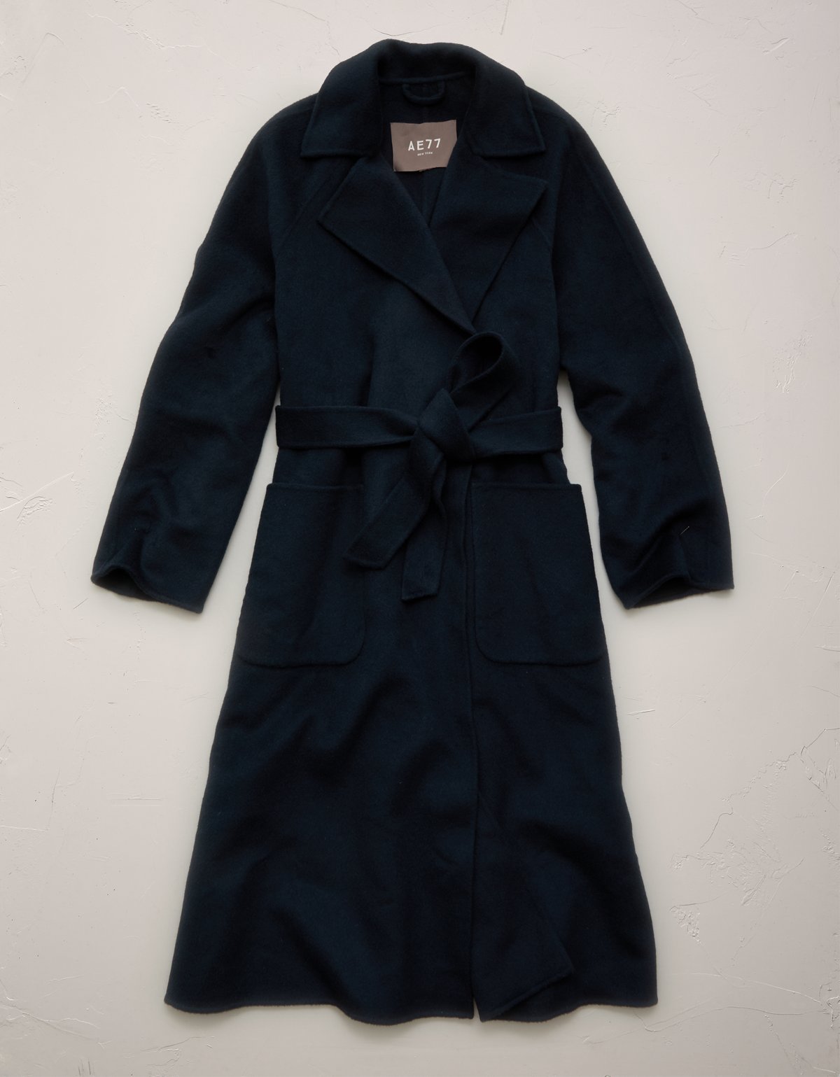 AE77 Premium Wool-Blend Wrap Coat - image 3