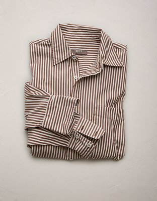 AE77 Premium Poplin Boyfriend Shirt