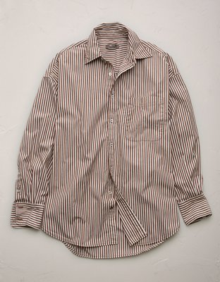 AE77 Premium Poplin Boyfriend Shirt