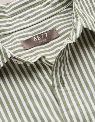AE77 Premium Poplin Boyfriend Shirt