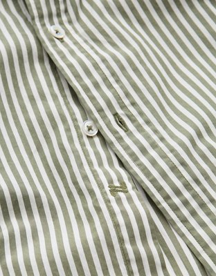 AE77 Premium Oversized Poplin Boyfriend Shirt