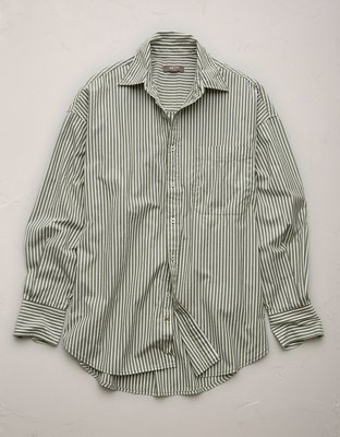 AE77 Premium Oversized Poplin Boyfriend Shirt