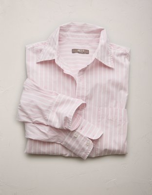 AE77 Premium Poplin Boyfriend Shirt