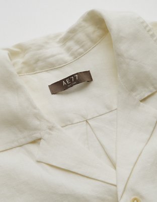 AE77 Premium Camisa de Lino Estilo Rústico