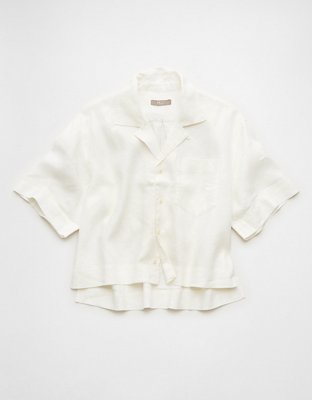 AE77 Premium Camisa de Lino Estilo Rústico
