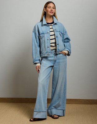 AE77 Premium Oversized Denim Jacket
