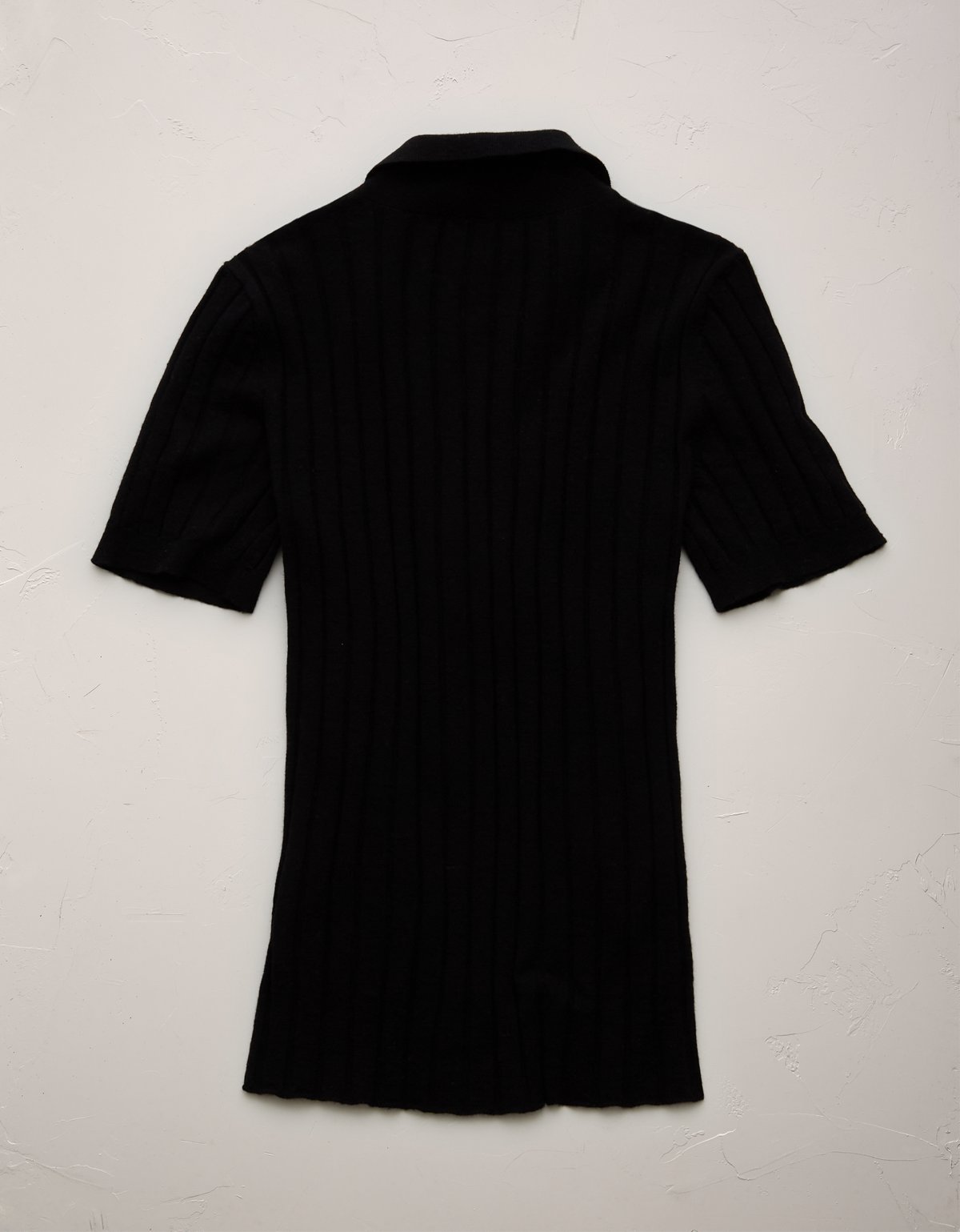 AE77 Premium Wool-Silk Blend Polo Shirt - image 4