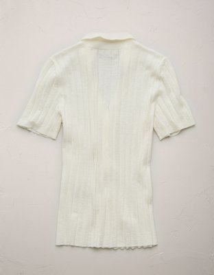 AE77 Premium Wool-Silk Blend Polo Shirt