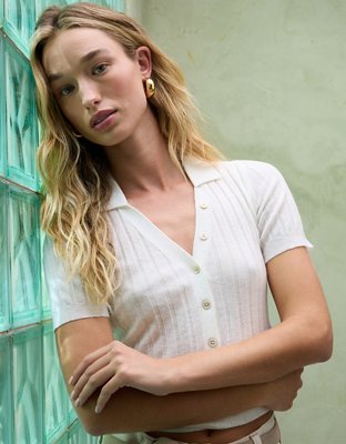 AE77 Premium Wool-Silk Blend Polo Shirt