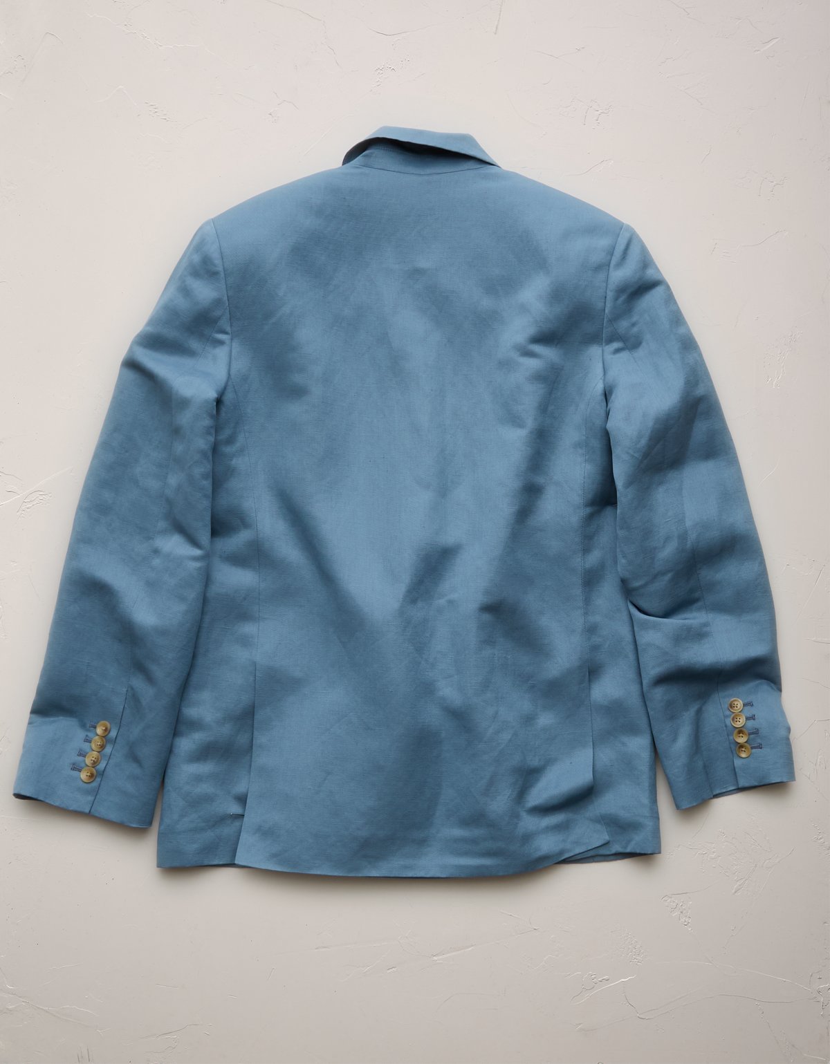 AE77 Premium Linen-Silk Blend Double-Breasted Blazer - image 5