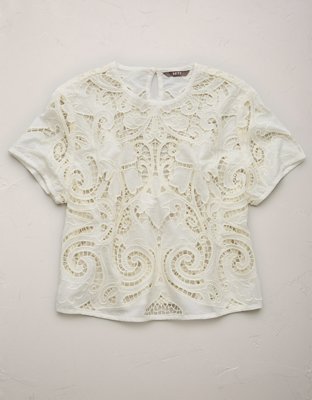 AE77 Premium Camisa con Encaje