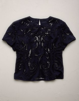T-shirt en dentelle haut de gamme AE77