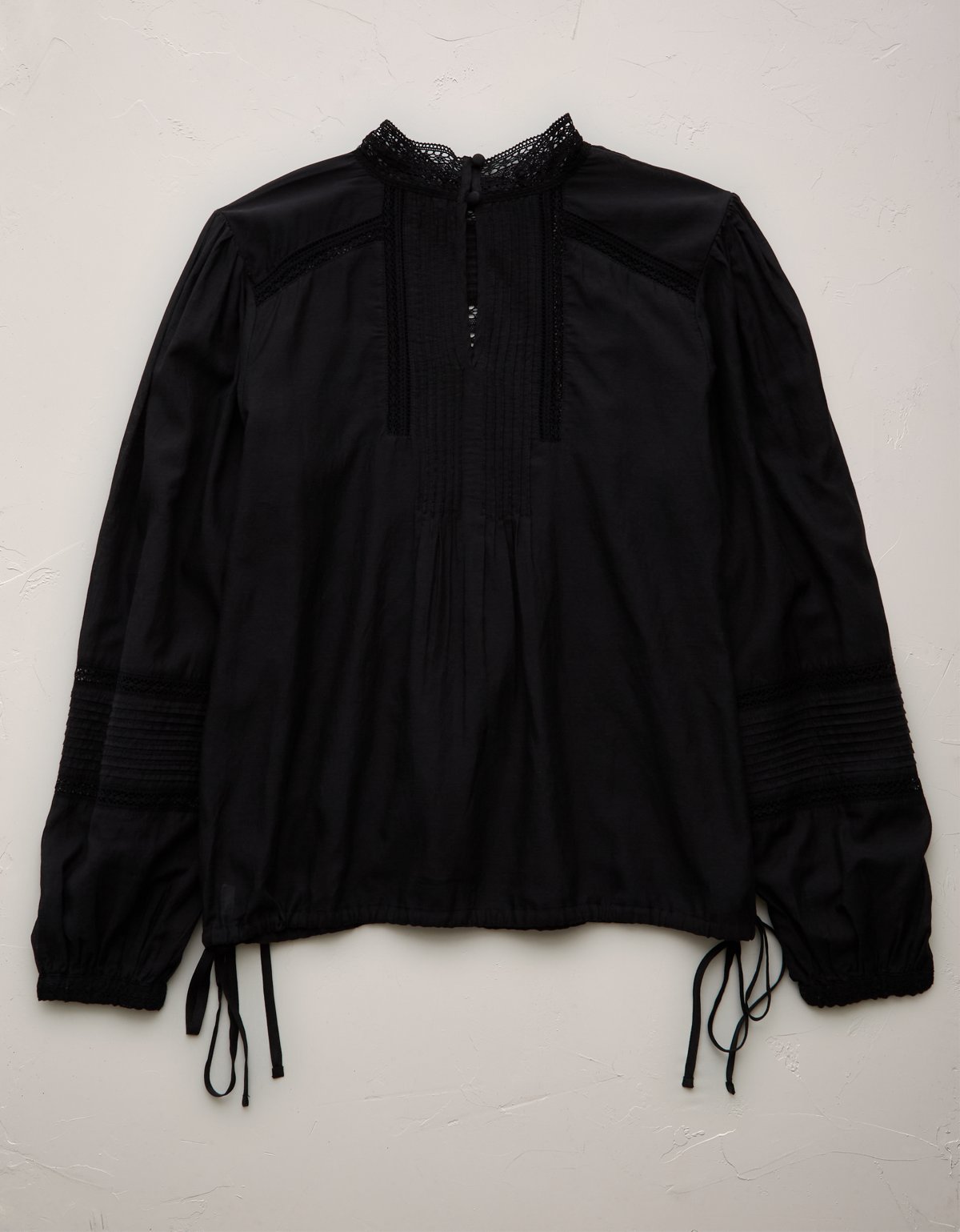 AE77 Premium Lace Peasant Blouse - image 4