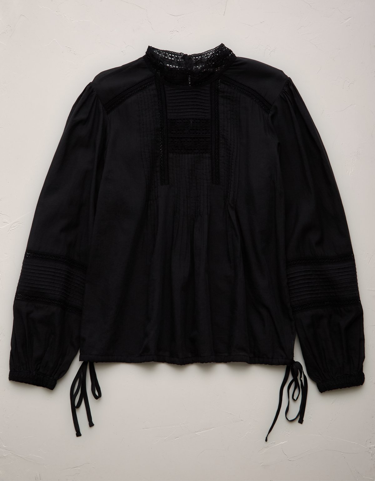 AE77 Premium Lace Peasant Blouse - image 3