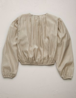 AE77 Premium Bubble Blouse