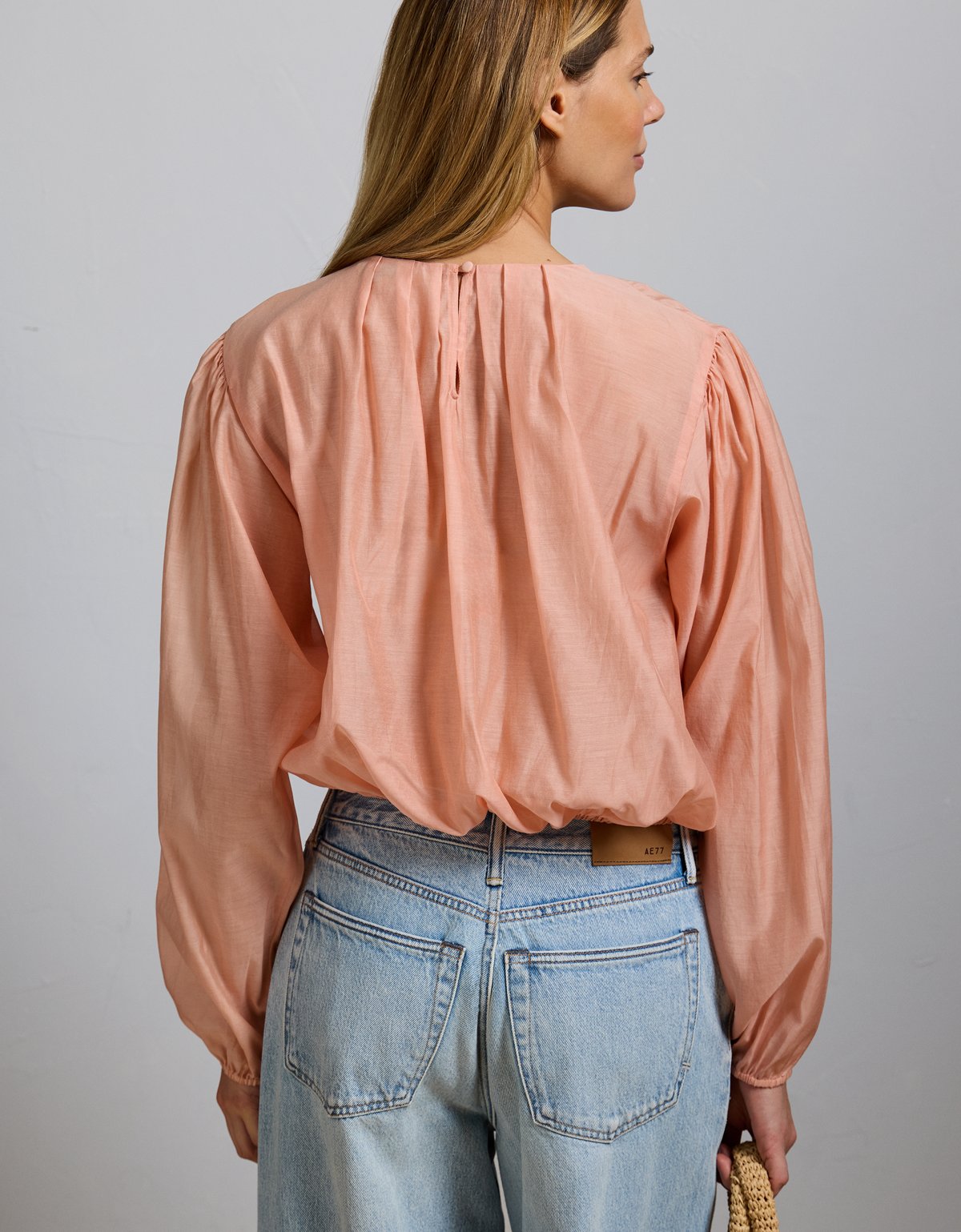 AE77 Premium Bubble Blouse - image 2