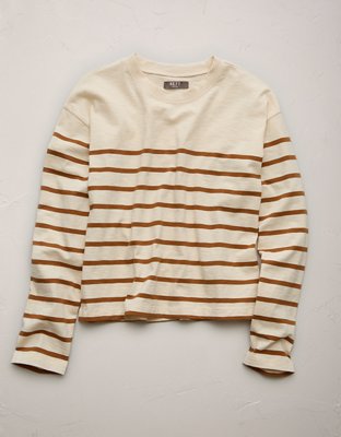 AE77 Premium Boxy Long-Sleeve T-Shirt