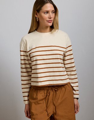 AE77 Premium Boxy Long-Sleeve T-Shirt