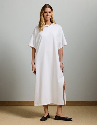 AE77 Premium T-Shirt Midi Dress