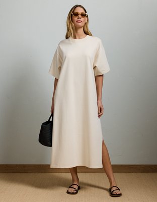 AE77 Premium T-Shirt Midi Dress
