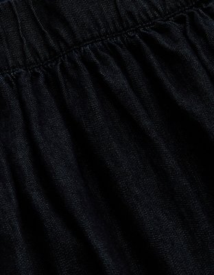 AE77 Premium Wide-Leg Denim Jumpsuit