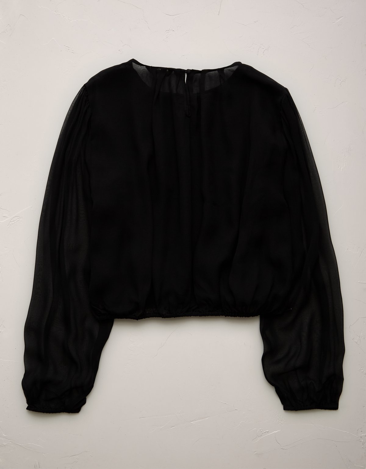 AE77 Premium Silk Bubble Blouse - image 2