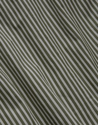 AE77 Premium Striped Poplin Maxi Dress