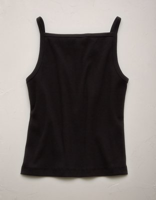 AE77 Premium Straight Neck Tank Top