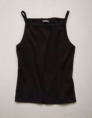 AE77 Premium Straight Neck Tank Top