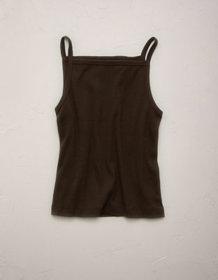 AE77 Square Neck Tank Top