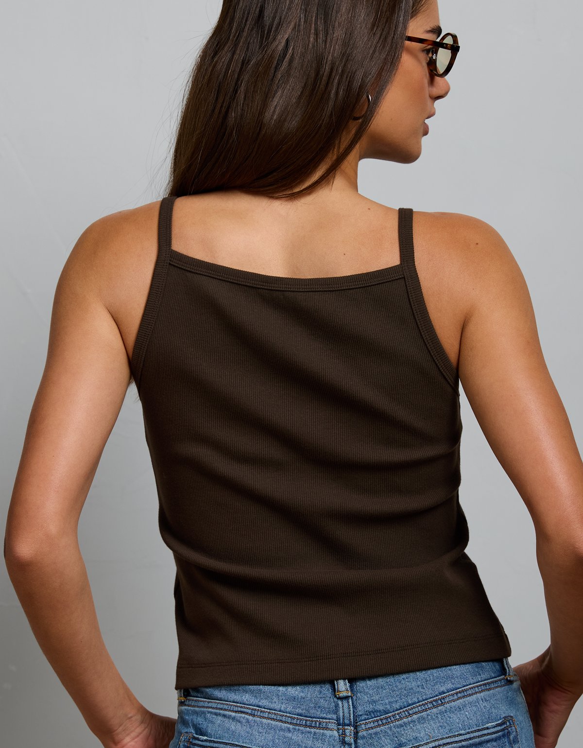 AE77 Square Neck Tank Top - image 2